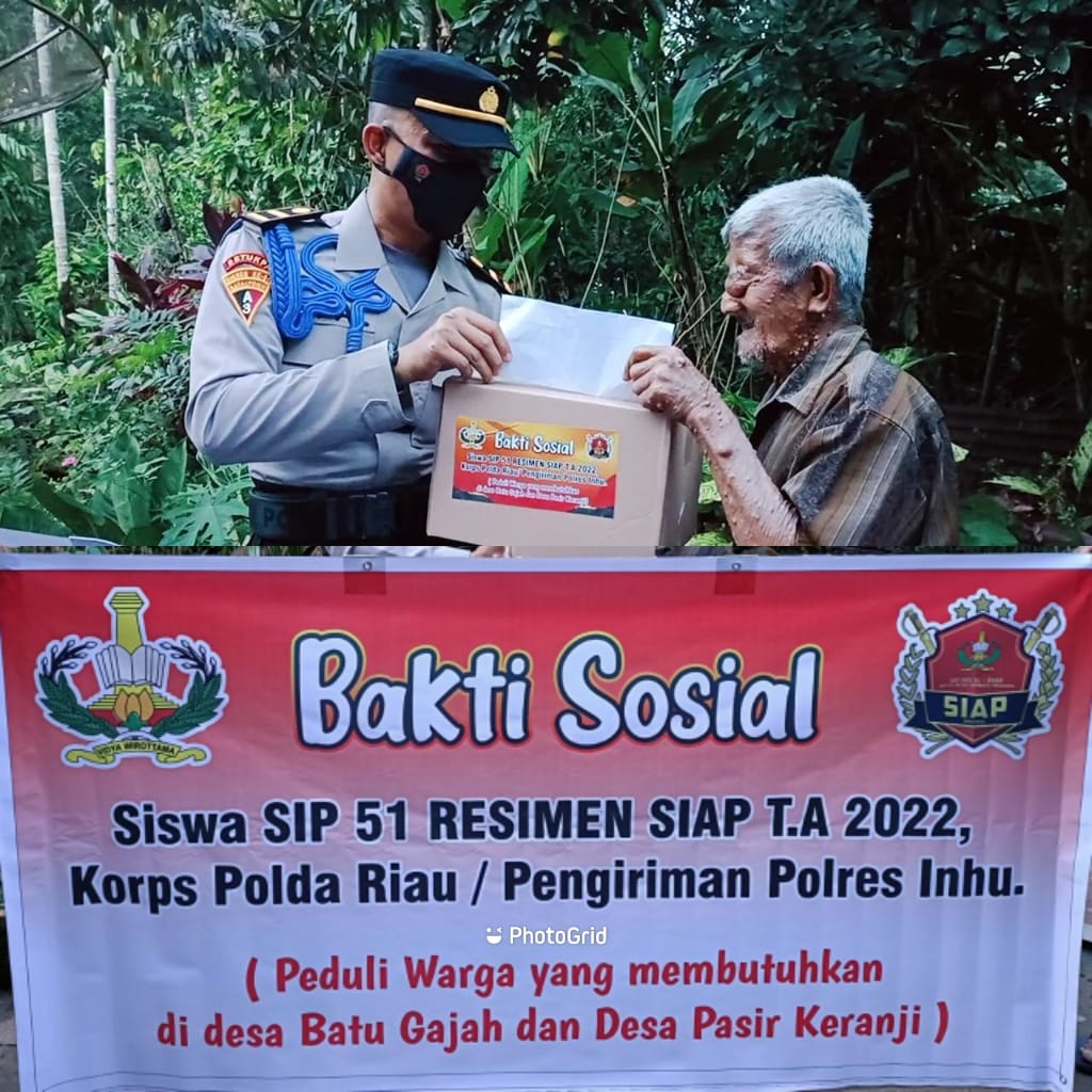 Jelang Lebaran Idul Fitri, Ripal Indrawata Siswa Setukpa Lemdiklat Polri Gelar Bakti Sosial