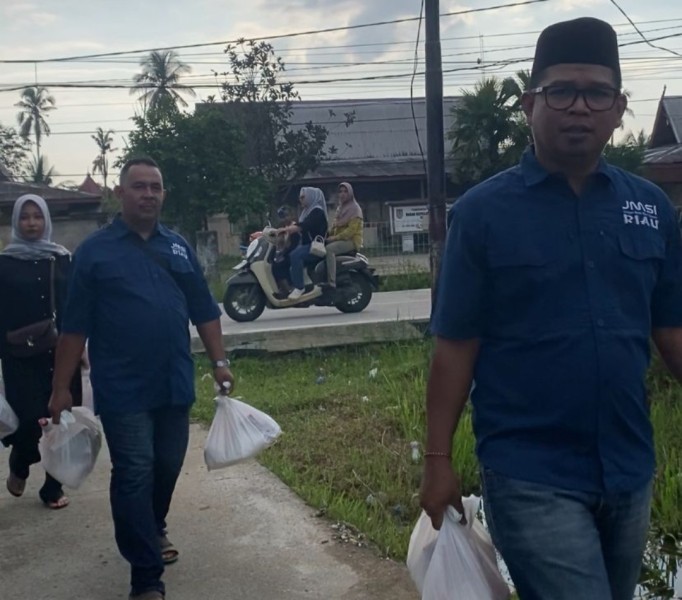 JMSI Inhil Tebar Kepedulian Ramadhan, Bagikan Paket Lebaran Idul Fitri 1447