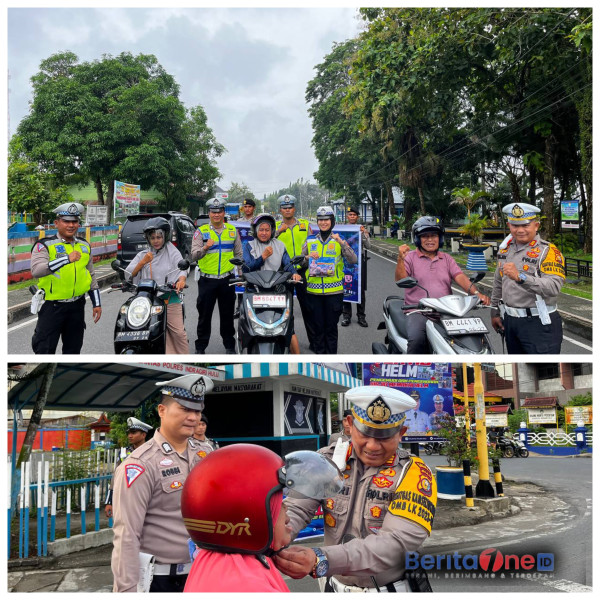 Kasat Lantas Polres Inhu Tegaskan Tertib Helm Terus Berlanjut
