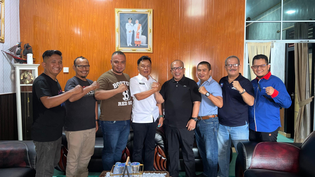 Pengurus JMSI Riau Lakukan Silaturahmi dengan Plt Bupati Kepulauan Meranti