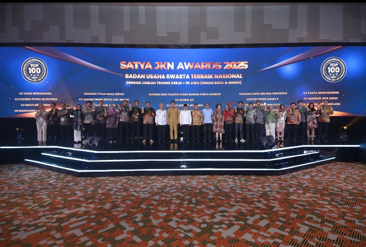 Satya JKN Award 2025, BPJS Kesehatan Apresiasi 110 Badan Usaha Terbaik dalam Kepatuhan Program JKN
