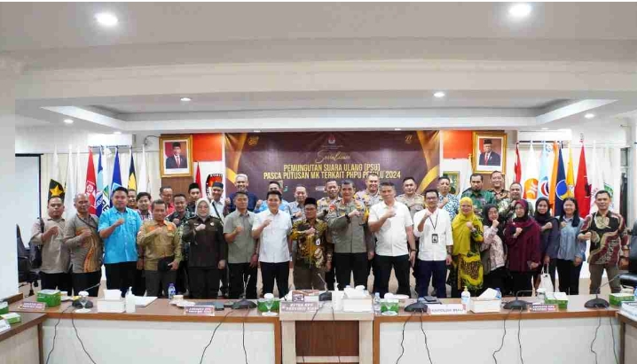 KPU Riau Sosialisasikan Kesiapan PSU ke Peserta dan Instansi Terkait