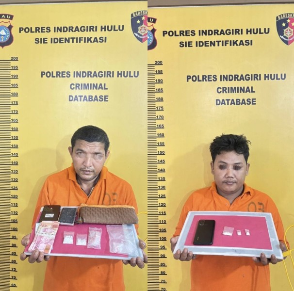Dua Pengedar Sabu di Rengat Barat Dibekuk, Polisi Sita 9,31 Gram Barang Bukti
