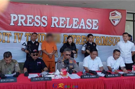 Polda Riau Tangkap Pelaku Perdagangan Hewan Langka, 41 Kg Sisik Trenggiling Diamankan