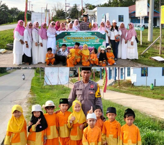 Projek P5 TK Tunggal Lestari, Anak Didik Terlibat dalam Kegiatan Berbagi Takjil