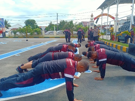 Polres Lhokseumawe Gelar Tes Kesamaptaan Jasmani
