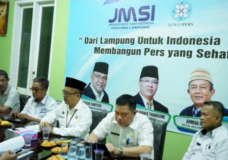 Di Markas JMSI Lampung, Kakanwil Kemenag Paparkan Program Sertifikasi Halal Gratis