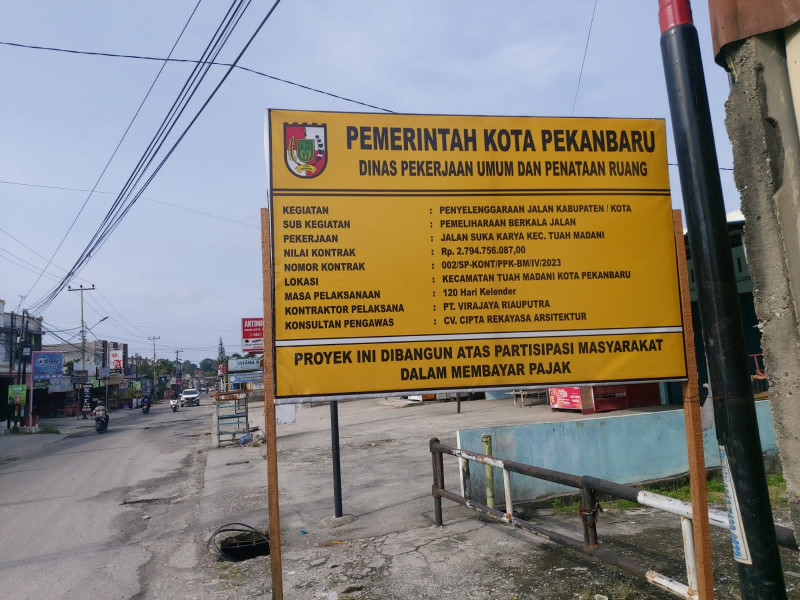 Jalan Sukakarya Diaspal Pakai Bankeu Provinsi, Edwar: Kamis Alat Berat Bekerja