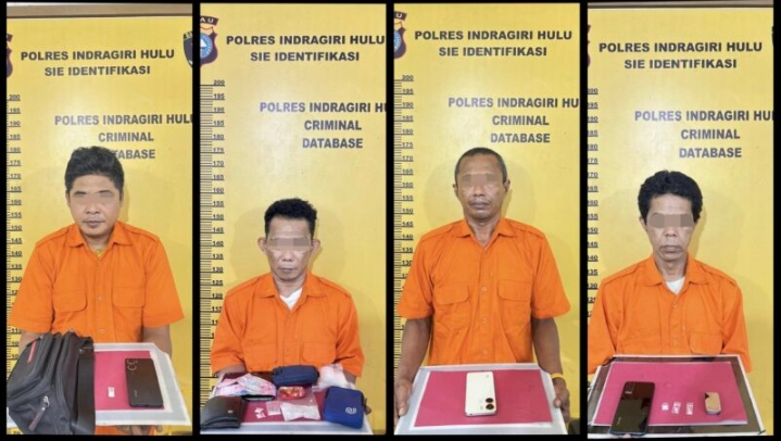 Satres Narkoba Polres Inhu Bongkar Jaringan Sabu di Tiga Lokasi, Oknum PNS dan P3K Paruh Waktu Ikut Diamankan
