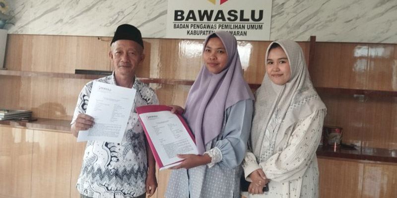 Laporan Dugaan Pelanggaran Administrasi Paslon PSU Tidak Diregistrasi Bawaslu Pesawaran