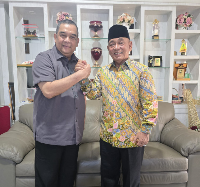 SAH... Edy Natar dan  M.Harris berpasangan di Pilgubri 2024 Mendatang