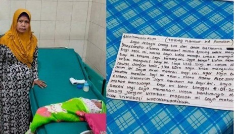 Siswi SMP Buang Bayi di Halaman Toko, Tuliskan Namanya pada Surat