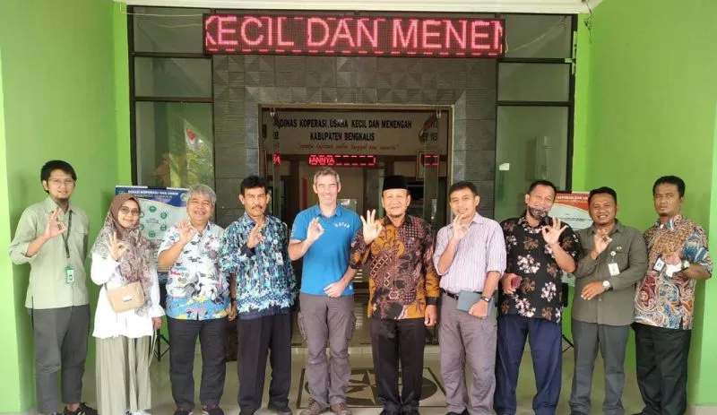 Tim Bank Dunia dan BRGM kunjungi Bengkalis