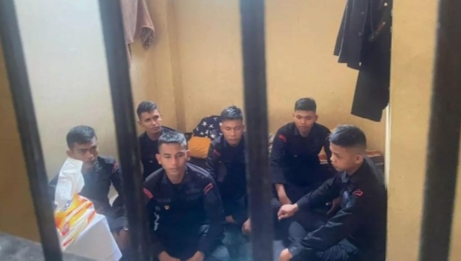 Aniaya Mahasiswa, 6 Anggota Brimob Ditahan, Ini Penampakannya
