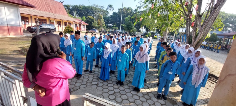SDN 019 Kampung Dagang Patuhi Edaran Disdikbud, Rayakan Kelulusan Tanpa Beban