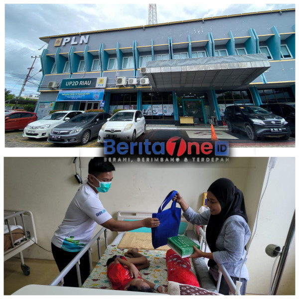 PLN Berbagi Kasih kepada Pasien Pejuang Kanker di RSUD Arifin Ahmad Provinsi Riau