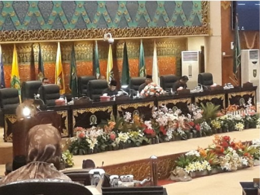 Disampaikan Di Paripurna RAPBD Riau 2023 Diusulkan Rp9,839 T