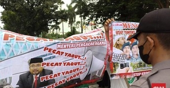 Jelang Aksi 2503, Polisi dan Kawat Berduri Siaga di Sekitar Istana