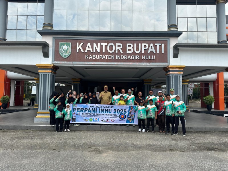 Bupati Inhu Lepas 41 Atlet Panahan ke Kejurprov VII Riau, Harapan Raih Prestasi dan Sportivitas Tinggi