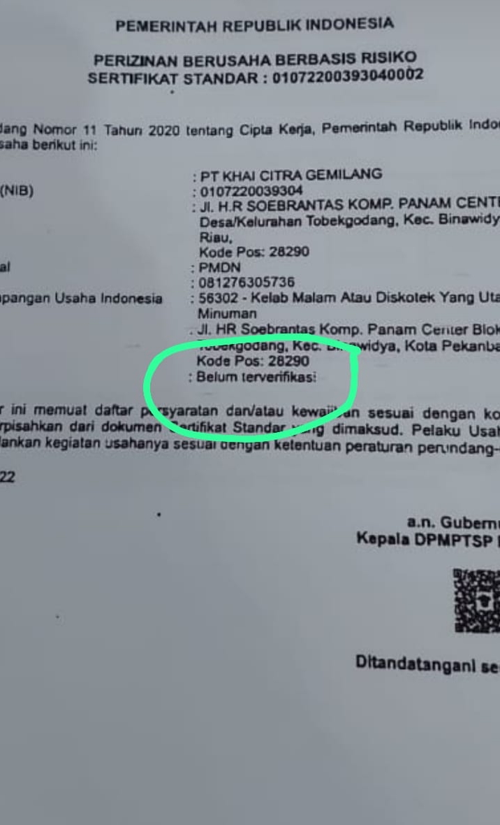 Pemprov Riau Tak Pernah Izinkan Operasional Pub & KTV Joker Poker