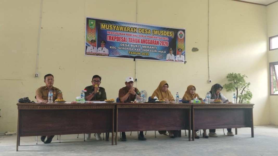 Musdes RKP Desa Bukit Meranti Tahun 2026 Digelar