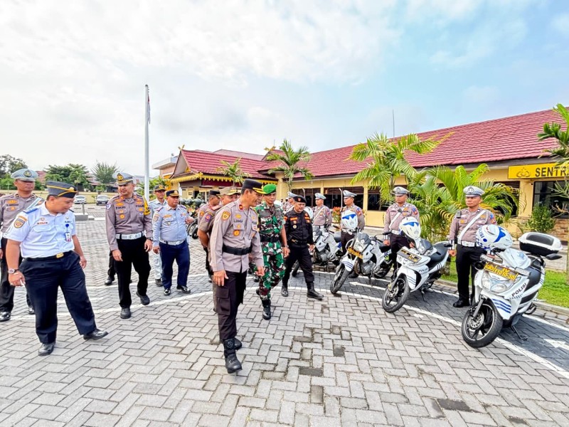 Polres Inhu Resmi Mulai Operasi Keselamatan Lancang Kuning 2026, Fokus Tekan Pelanggaran Lalu Lintas