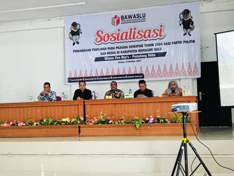 Bawaslu Indragiri Hulu Gelar Sosialisasi Pengawasan Pemilihan untuk Pilkada 2024