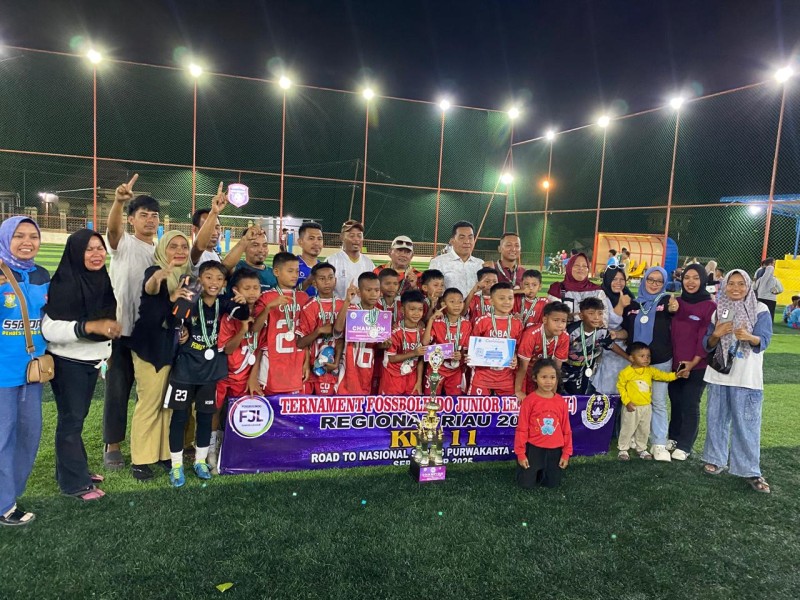 Kolaborasi OPRIS dan The Legend’s FA Cetak Pemain Muda Berbakat, Anak Riau Siap Berlaga di Tingkat Nasional
