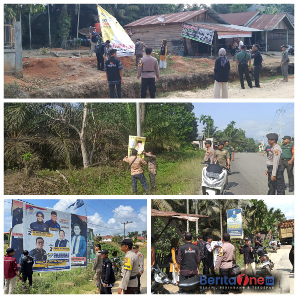 Polres Inhu Kawal Penertiban APS dan APK di Sejumlah Kecamatan, Ini Hasilnya