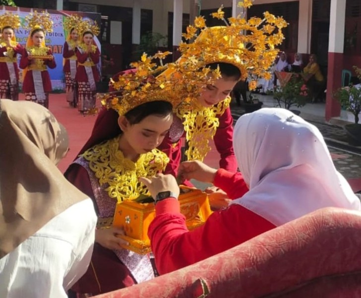 Momen Tak Terlupakan, SDN 021 Pasir Kemilu Gelar Tasyakuran Pelepasan Siswa Kelas VI
