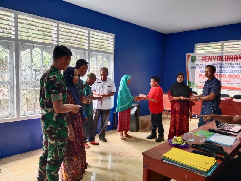 Pemerintah Desa Kota Medan Salurkan BLT Dana Desa 2025