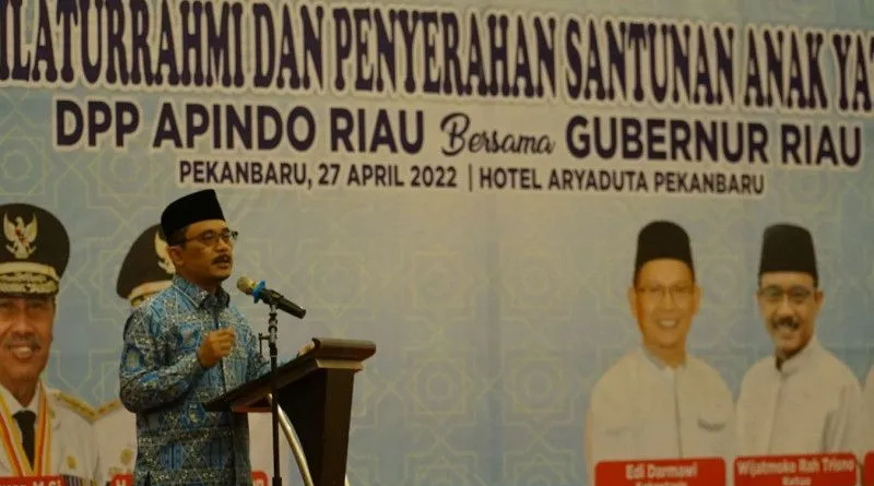 APINDO Riau Salurkan Santunan Kepada 100 Anak Yatim