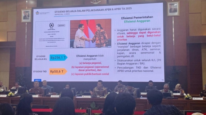 Arahan Efisiensi Prabowo, Kemenkeu Sudah Pangkas Rp306,7 Triliun dari APBN dan APBD 2025