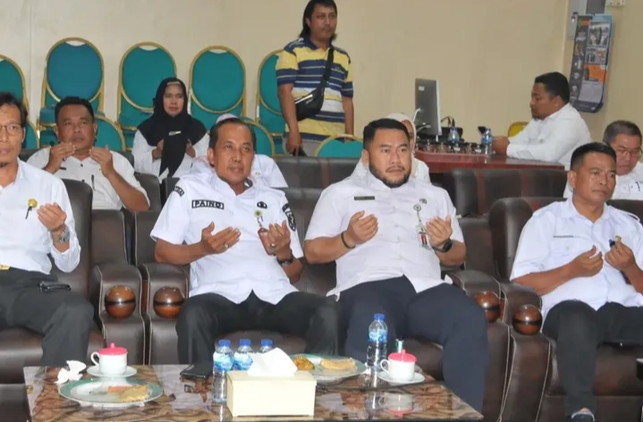 Riau Bersiap Hadapi Kemarau 2025: Pj Sekda Inhu dan Forkopimda Ikuti Arahan BMKG