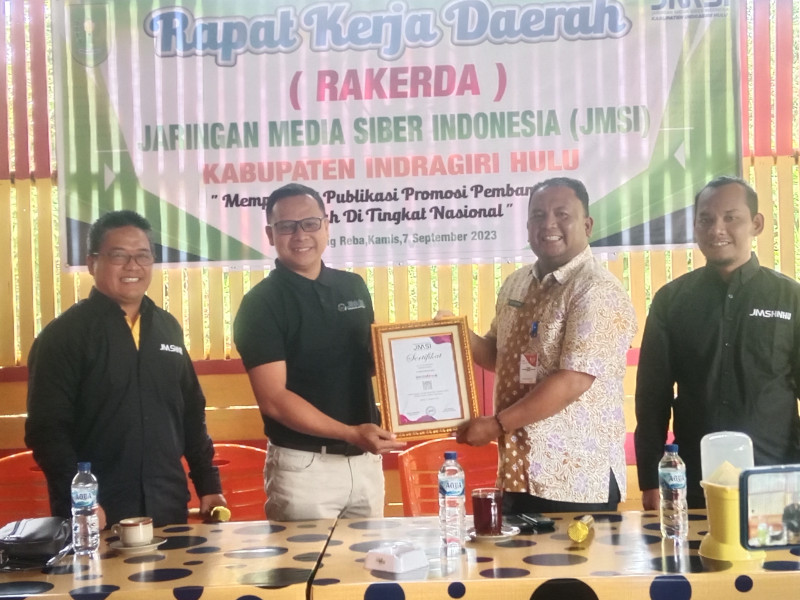 JMSI Inhu Gelar Rakercab, Hotli Maruli Sirait: Media Sehat dan Wartawan Profesional