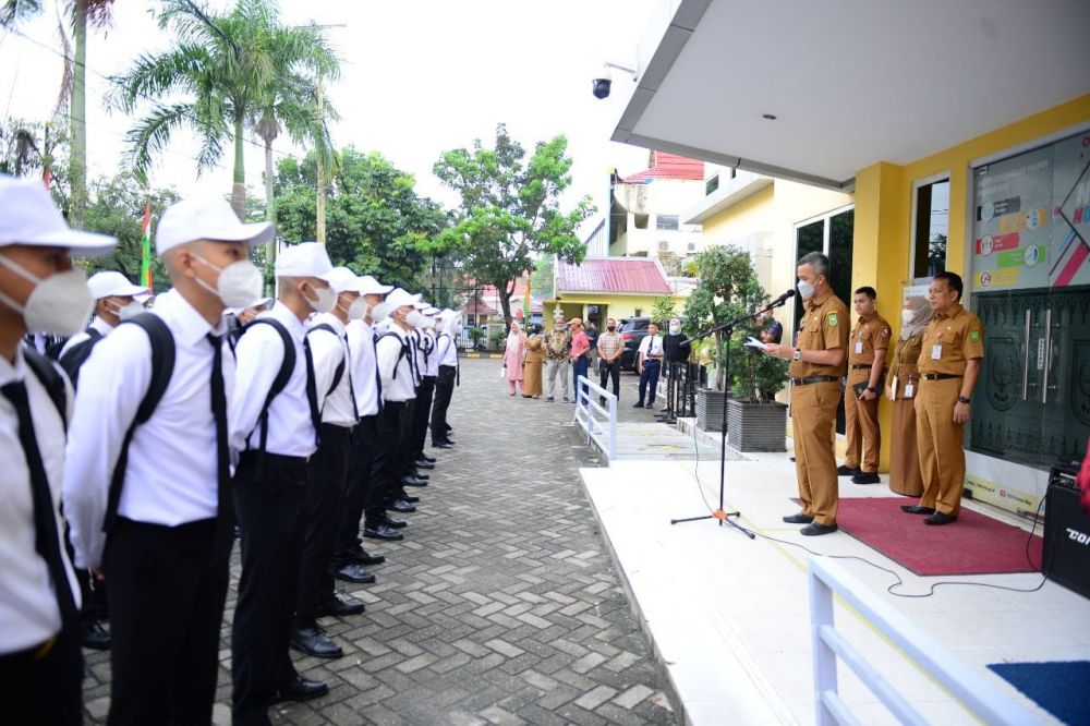 Pemprov Riau Resmi Lepas 31 Capra IPDN Asal Riau Tahun 2022