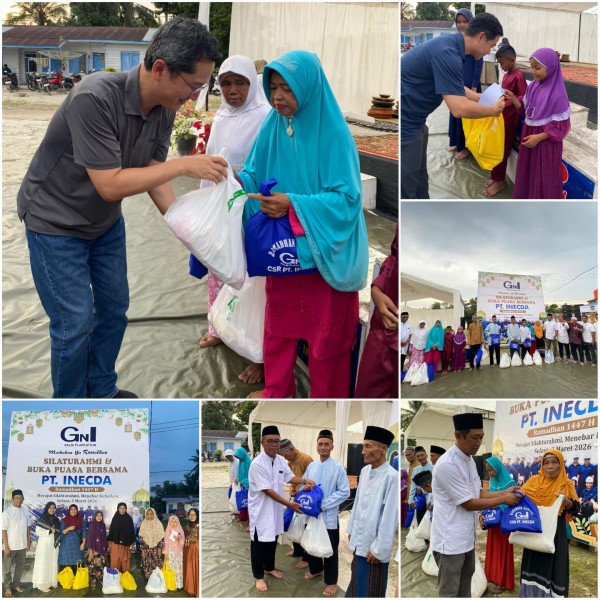 Ramadhan Penuh Kepedulian, PT Inecda Gelar Buka Puasa Bersama dan Santuni Anak Yatim & Duafa