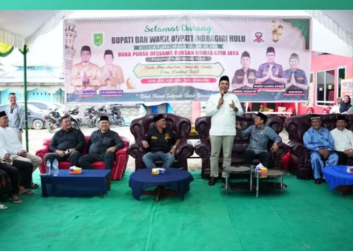 Buka Puasa Bersama GRIB, Bupati Inhu: Momen untuk Perkuat Dukungan Pembangunan