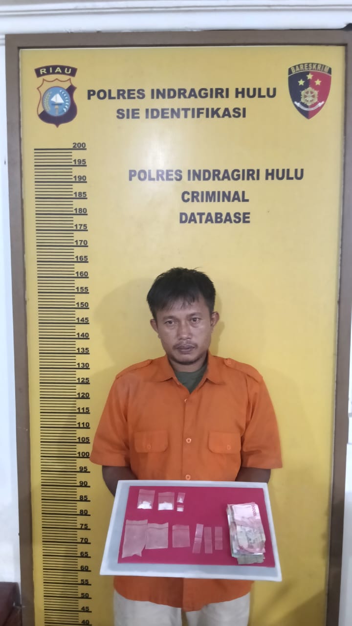 Satres Narkoba Polres Inhu Bongkar Lokasi Transaksi Sabu di Kebun Sawit Pegegas