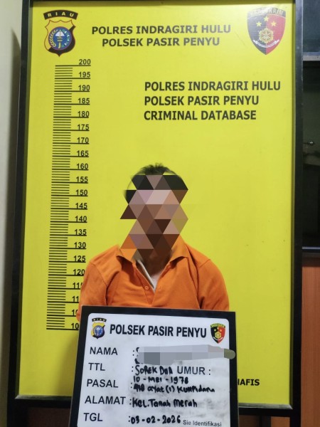 Miris! Balita 1 Tahun di Inhu Diduga Jadi Korban Kekerasan Seksual, Bapak Tiri Diciduk Polisi