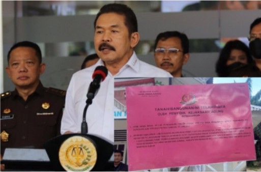Kejaksa Agung Sita 8 Bidang Lahan Perkebunan PT Duta Palma Gurp di Inhu Riau