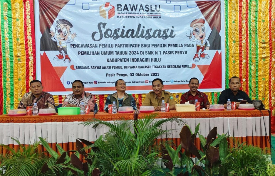 Bawaslu Inhu Gaet Pemilih Pemula Partisipatif Awasi Pemilu Serentak 2024