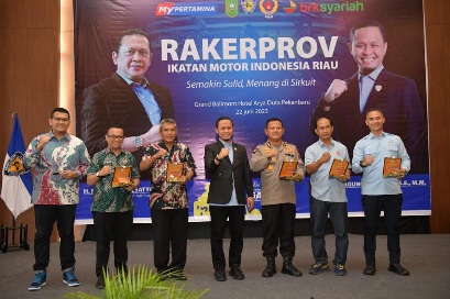 Di Rakerprov IMI Riau, Agung Nugroho Janji Berangkatkan 30 Pembalap Riau ke Sirkuit Mandalika