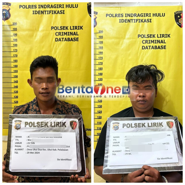 Empat Pelaku Persetubuhan Anak Bawah Umur Diringkus Polsek Lirik