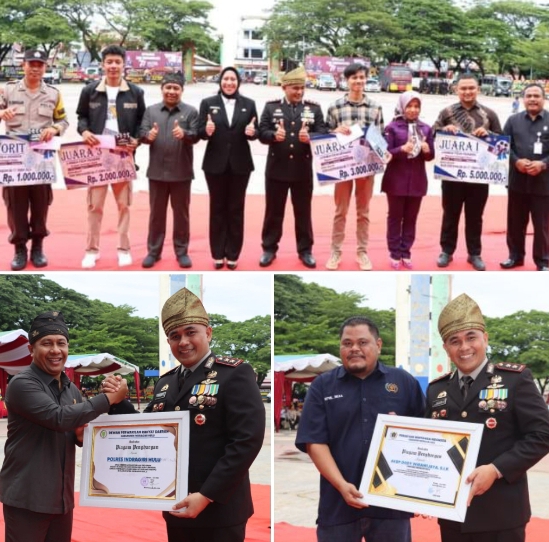 Tidak Hanya Memberi Reward, Kapolres Inhu Juga Terima Banyak Penghargaan
