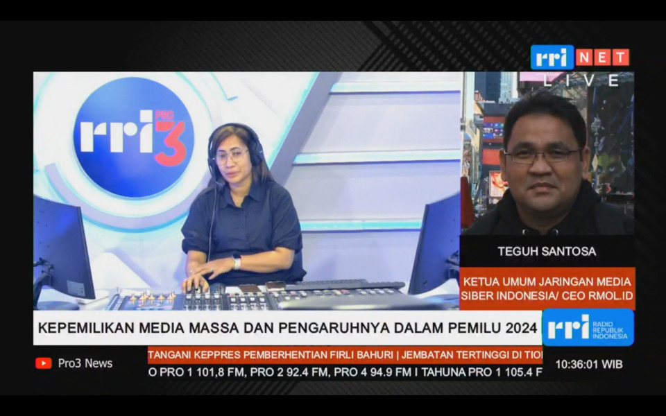 Pemilu 2024, Teguh: Media di Masing Masing Kubu Capres Masih Proporsional