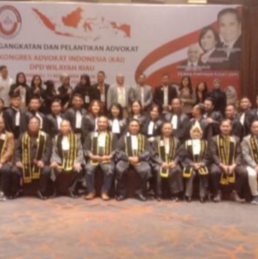 KAI DPD Wilayah Riau Lantik 26 Advokat