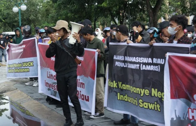 Ratusan Mahasiswa Ajak Masyarakat Dukung UU Cipta Kerja sektor Kehutanan dan Kebun Sawit
