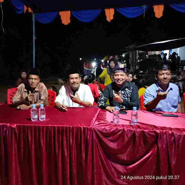 Konco Bang Uun Hadiri Undangan Puncak HUT RI di Kelurahan Tuah Negeri