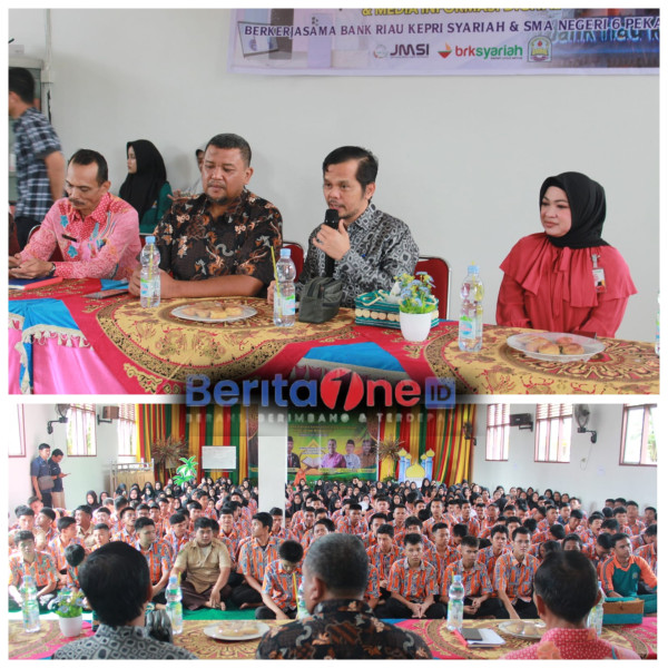 JMSI Riau Goes To School ke SMAN 6 dengan Tema Literasi Keuangan dan Media Informasi Digital